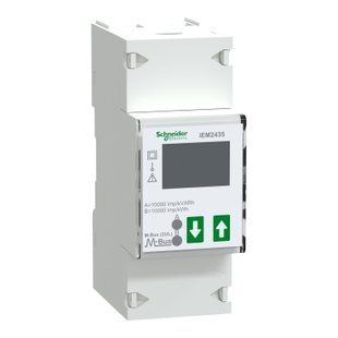 modular single phase power meter iEM2435 - 230V - 100A with communication M-Bus A9MEM2435 фото