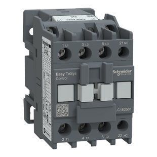 КОНТАКТОР 3Р Е 1NC 25А АС3 ~220В 50 ГЦ LC1E2501M5 фото