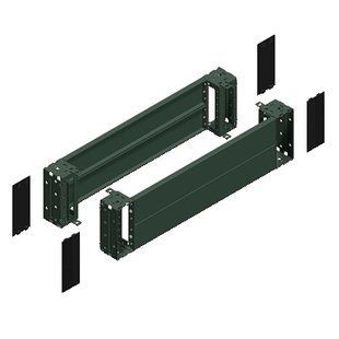 4 Основи та 2 передні панелі цоколя 1600x200 мм до шафи PanelSET SFN /Spacial SM NSYSPF16200 фото