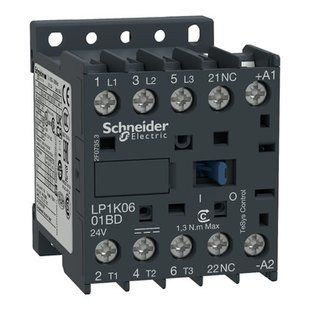 КОНТАКТОР TESYS K 3Р 6А НЗ=110В ГВИНТ LP1K0601FD фото