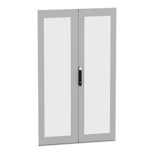 Подвійні прозорі двері шафи PanelSET SFN / Spacial SM 2000x1200 мм NSYSFND20122DT фото