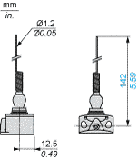 XCKP2106G11 Кінцевий вимикач, XCKP, 1НЗ+1НB,snap action, Pg11 XCKP2106G11 фото