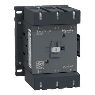 КОНТАКТОР 3Р Е 160А АС3 ~380V 50 ГЦ LC1E160Q5 фото